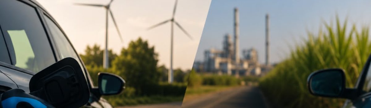 Eletrificação x biocombustíveis: qual será o caminho da mobilidade no Brasil?